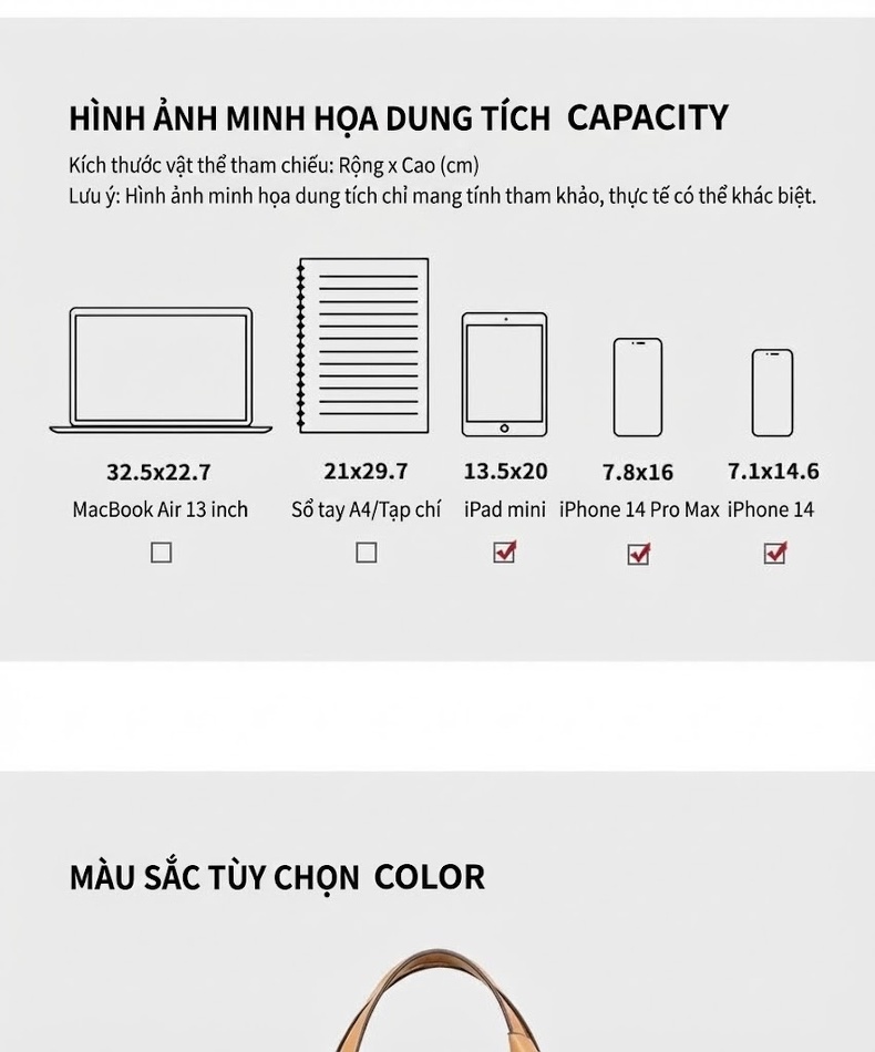 Túi Xách Nữ Họa Tiết In Hoa Đeo Chéo Đeo Vai Xách Tay Cao Cấp chi tiết 7