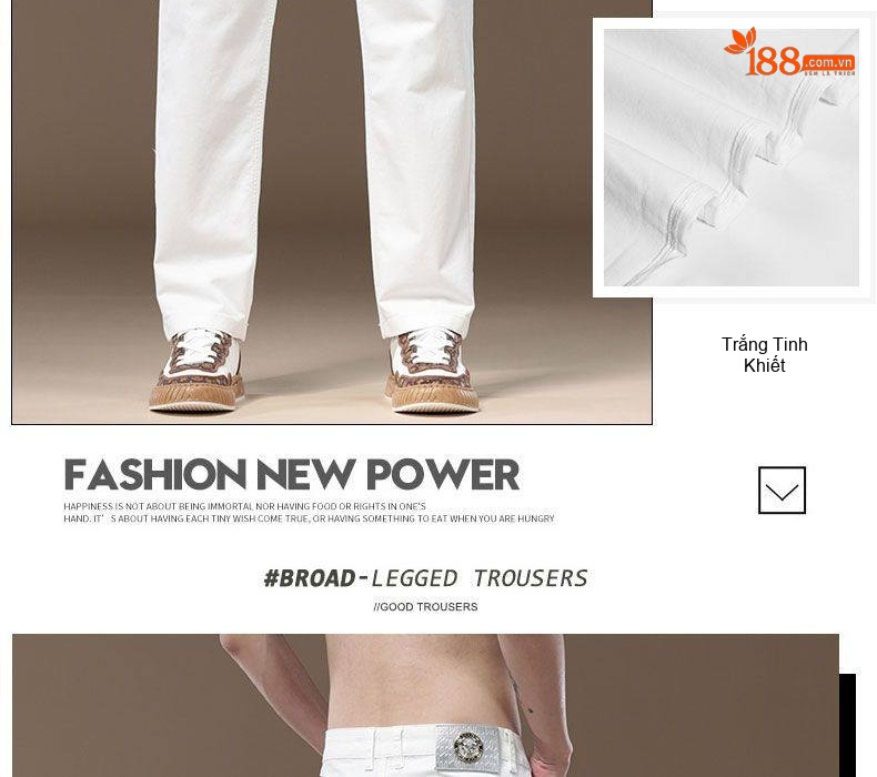 Quần Dài Nam Cotton Co Giãn 7 Màu Ống Đứng Thoải Mái chi tiết 20