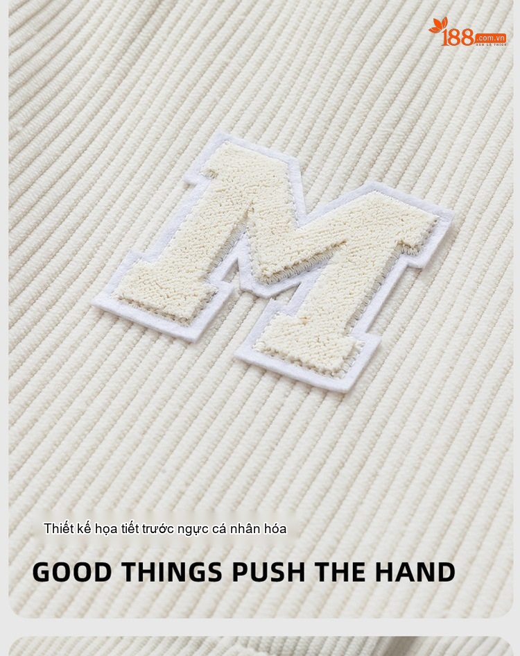 Áo Khoác Cotton Lót Lông Cừu Non Có Mũ Trùm Đầu Dáng Rộng Nam Nữ Màu Đen, Xanh, Tím, Kem... chi tiết 10