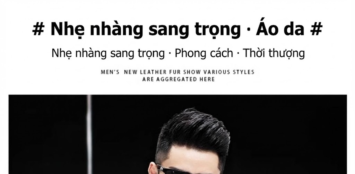 Áo Khoác Da Nam Da Bò Lớp 1 Cổ Lông Tháo Rời Dáng Ôm Ngắn Tay Dài Màu Đen chi tiết 1