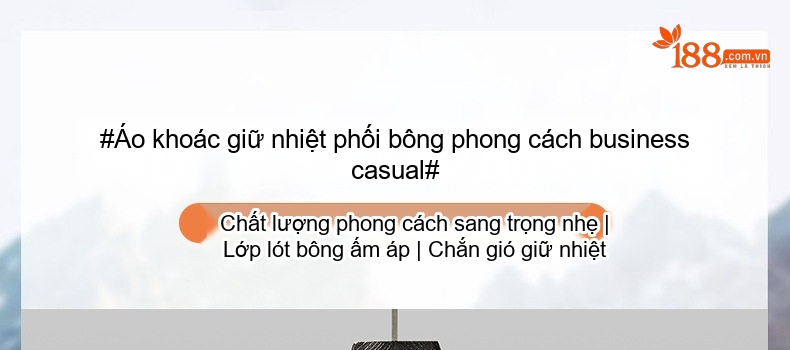 Áo Khoác Bomber Nam Chần Bông Dày Dặn Phong Cách Thời Trang Trung Niên Màu Xám, Đen chi tiết 1