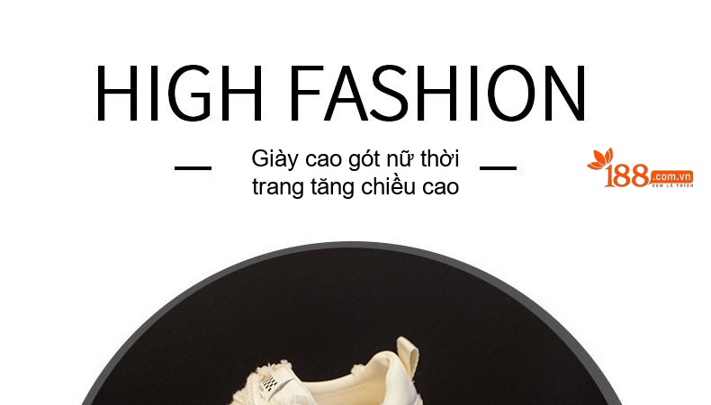 Giày Sneaker Nữ Đế Cao Khoảng 5cm Phong Cách Hàn Quốc Màu Trắng, Đen, Xám, Xanh Navy chi tiết 8