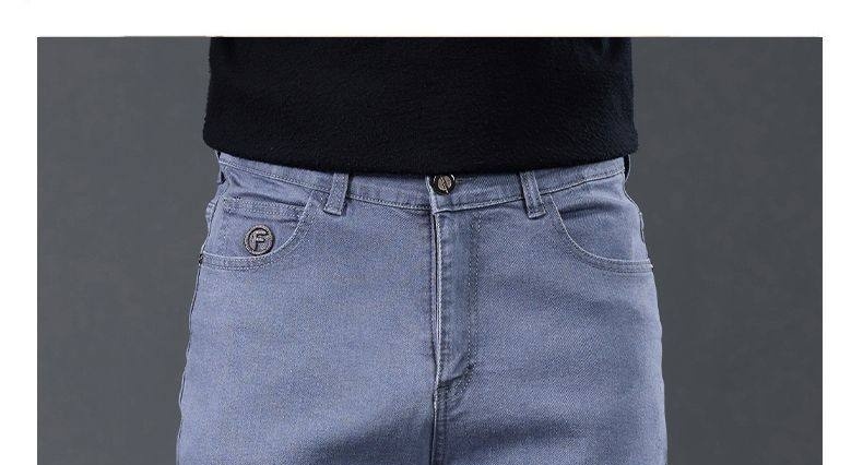 Quần Dài Nam Cotton Thun Co Giãn Dáng Suông Rộng Phong Cách Công Sở Màu Đen, Xám, Nâu, Xanh chi tiết 17