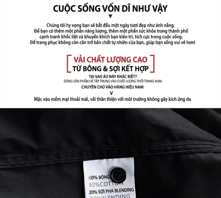 Áo Sơ Mi Nam Tay Ngắn In Hình Cánh Chim Phong Cách Casual Màu Trắng, Đen chi tiết 4