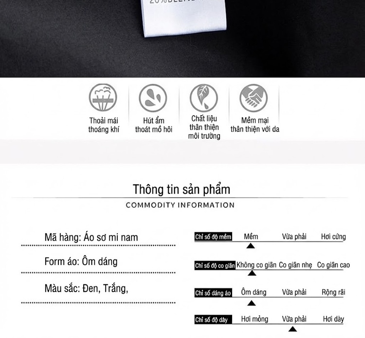 Áo Sơ Mi Nam Tay Ngắn In Hình Cánh Chim Phong Cách Casual Màu Trắng, Đen chi tiết 5
