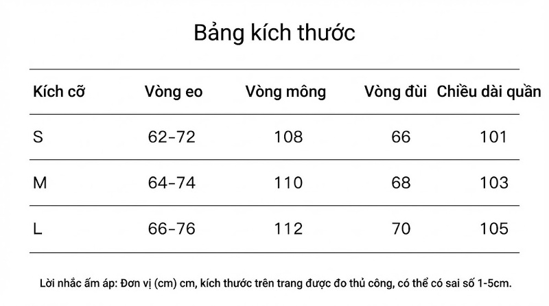 Quần Công Sở Nữ Lưng Cao Ống Rộng Dáng Suông Cotton Màu Nâu, Đen, Kem chi tiết 8