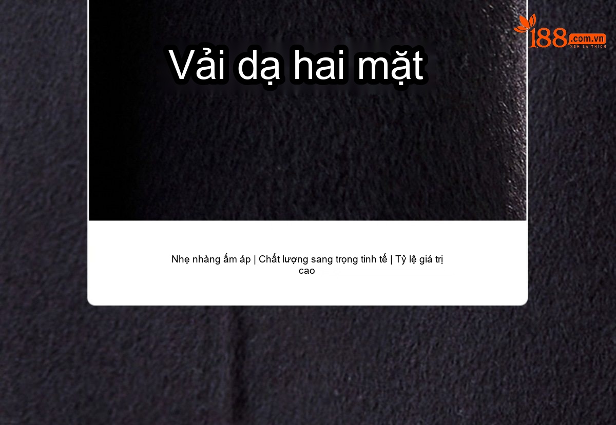 Áo Khoác Dạ Nữ Lông Cừu Hai Mặt Dáng Dài Vừa Phong Cách Thời Trang Màu Đen, Đỏ chi tiết 14
