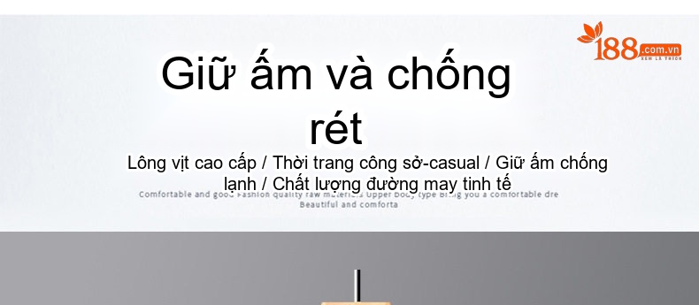 Áo Khoác Phao Nam Trung Niên Chất Liệu Milk Silk Lót Lông Vũ Trắng 85/15 Màu Xanh Navy chi tiết 11