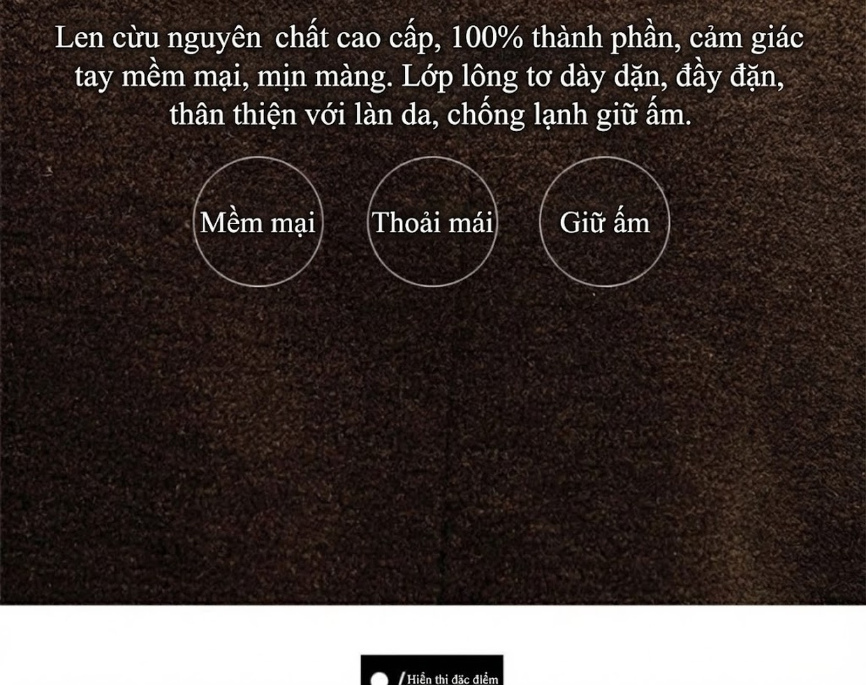 Áo Khoác Da Lông Nam Lông Cừu Non Dáng Dài Vừa Cổ Bẻ Hai Mặt Màu Nâu, Đen chi tiết 3