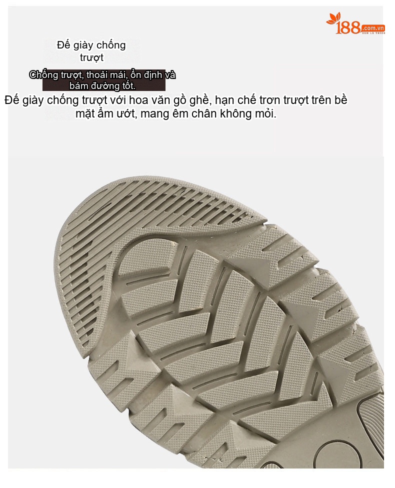Giày Martin Nam Cao Cổ Da Mờ, Giày Outdoor Đế Chống Trượt Chiều Cao Đế Khoảng 4cm Màu Be, Đen chi tiết 9
