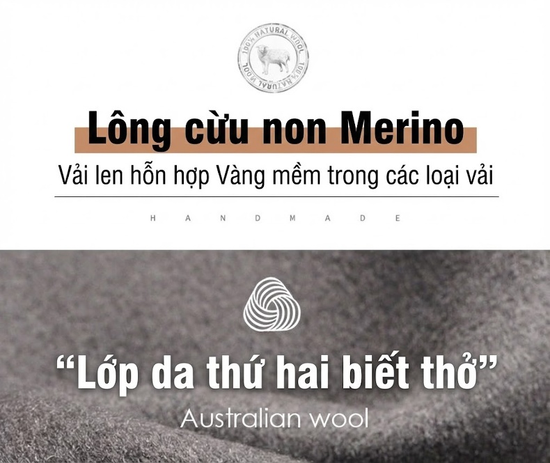Áo Khoác Dạ Nam Dáng Dài Hai Hàng Khuy Lót Lông Vũ Tháo Rời Màu Xám, Đen chi tiết 2