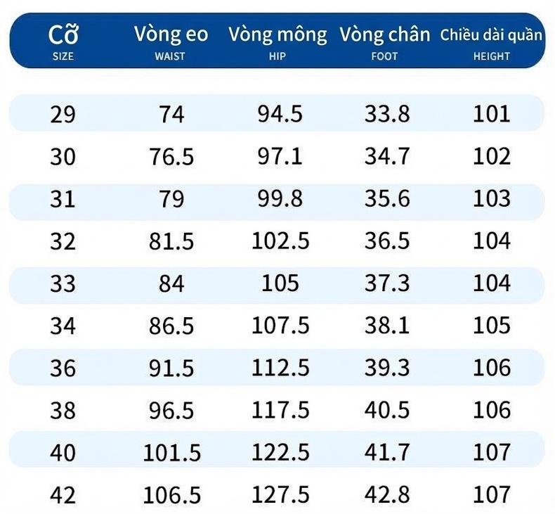 Quần Jean Nam Ống Đứng Dáng Rộng Co Giãn Thoải Mái Màu Xanh Đậm, Xanh Nhạt chi tiết 12
