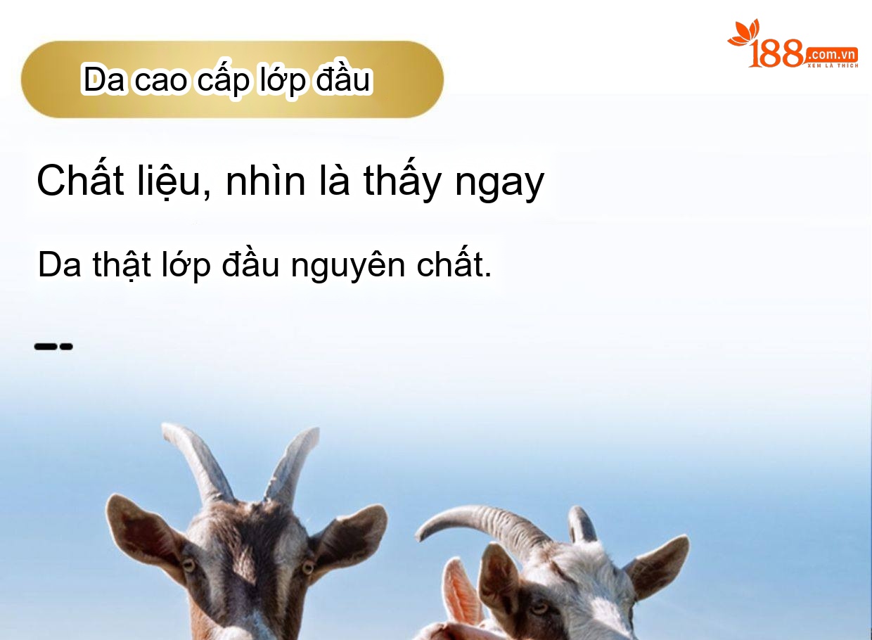 Áo Khoác Da Thật Nam Lót Lông Chồn Cổ Bẻ Da Dê Ngắn Màu Đen chi tiết 10