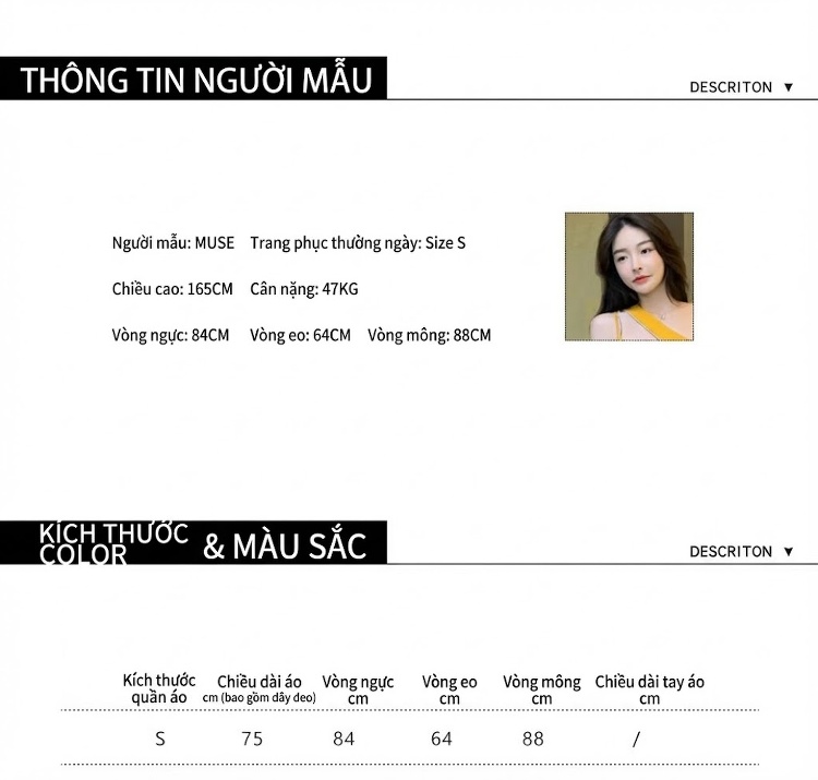Váy Ôm Body Hở Vai Xẻ Tà Dáng Ngắn Thời Trang Màu Vàng, Đen, Trắng chi tiết 4