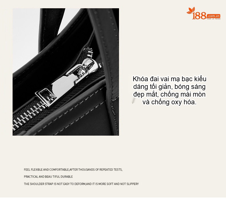 Túi Tote Nữ Da Bò Công Sở Đựng Laptop Sức Chứa Lớn Màu Đen, Nâu chi tiết 8