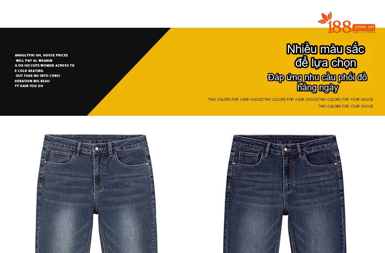 Quần Jean Nam Ống Đứng Dáng Rộng Co Giãn Cao Cấp chi tiết 11