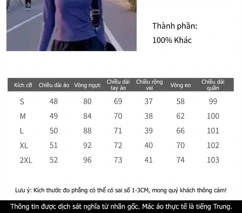 Bộ Đồ Thể Thao Nữ Dáng Ôm Thời Trang Đi Chạy Bộ Tập Yoga Màu Xanh, Đen chi tiết 1