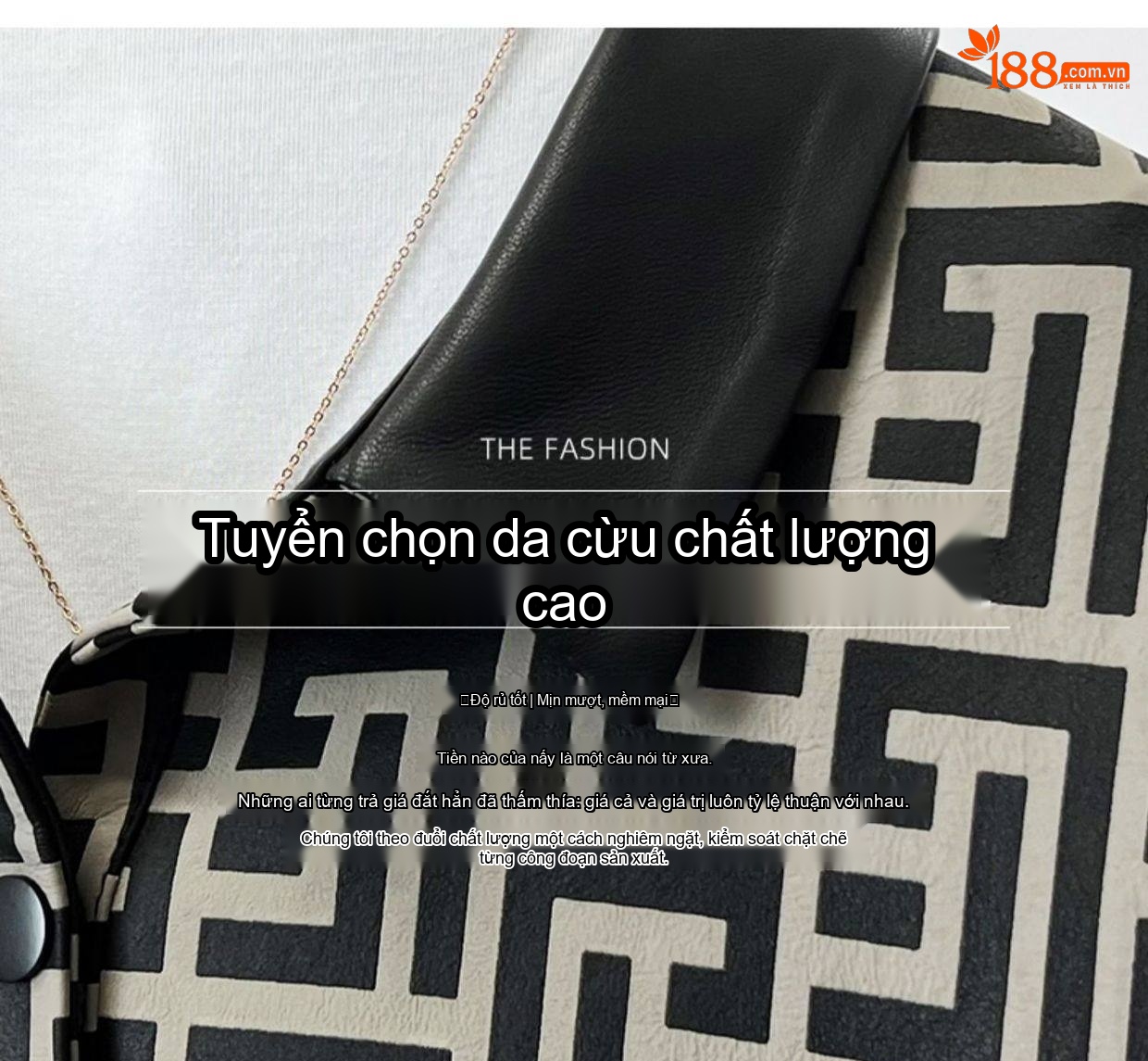 Áo Khoác Da Cừu Nữ Kiểu Bomber In Họa Tiết Dáng Rộng Màu Đen, Be chi tiết 2