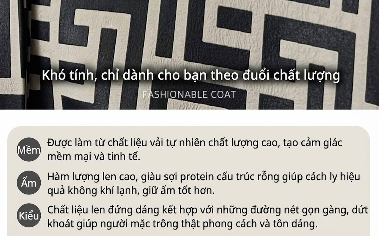 Áo Khoác Da Cừu Nữ Kiểu Bomber In Họa Tiết Dáng Rộng Màu Đen, Be chi tiết 3