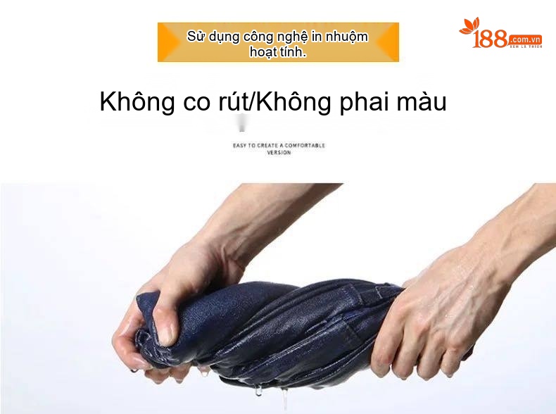 Quần Jean Nam Ống Đứng Dáng Rộng Thoải Mái Màu Xám Đen chi tiết 5