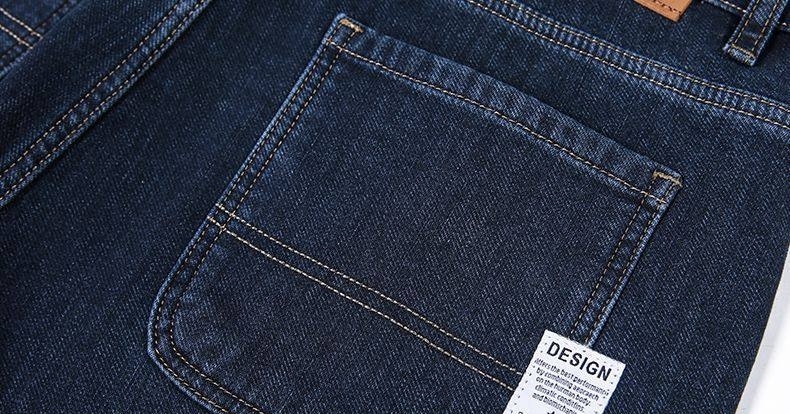 Quần Jean Nam Ống Đứng Lót Lông Dày Dặn Màu Đen Xám chi tiết 24