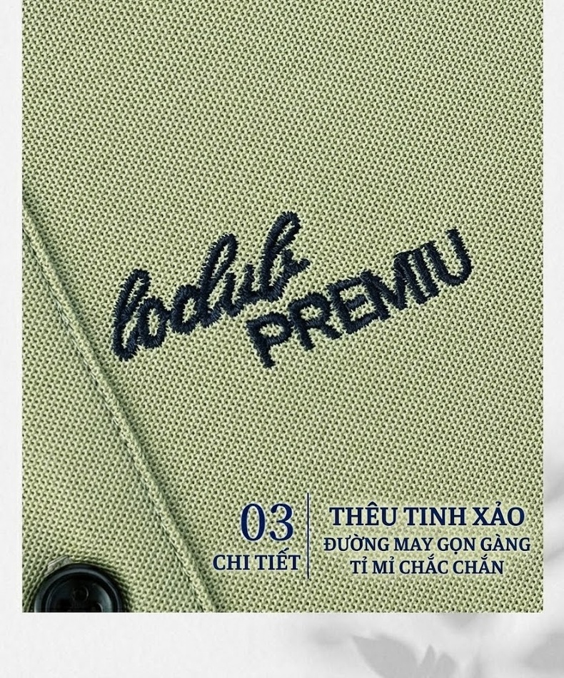 Áo Polo Nam Sợi Sữa Cộc Tay Dáng Rộng Thoải Mái Màu Xanh Lá, Trắng, Vàng, Đen... chi tiết 7
