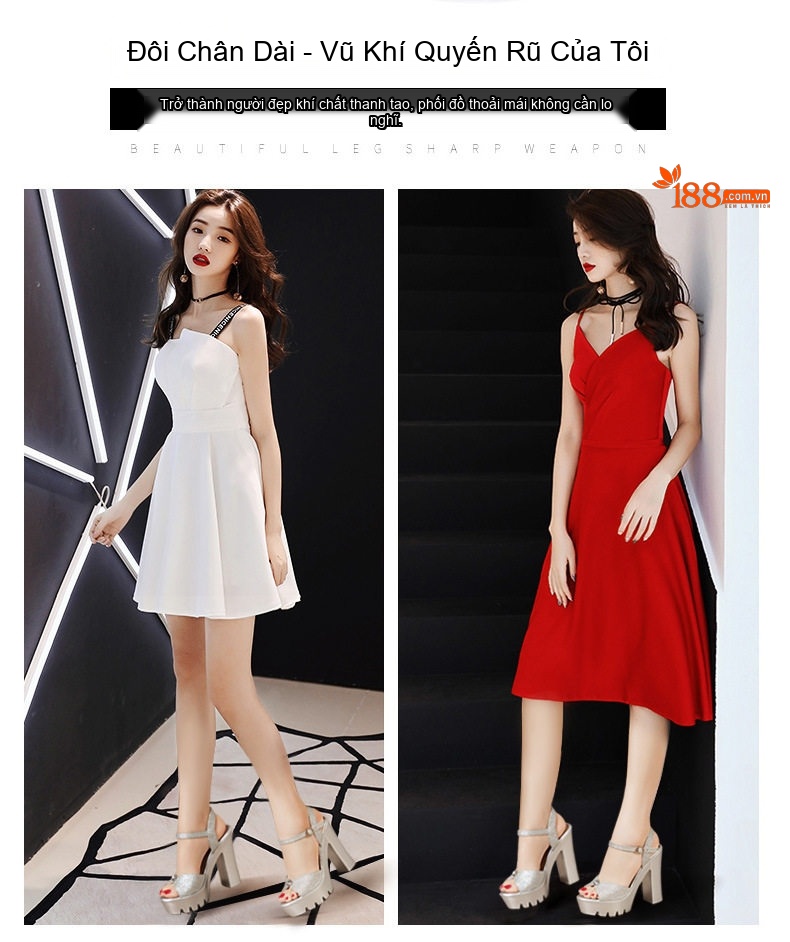 Giày Sandal Cao Gót Nữ Quai Ngang Hở Ngón Gót Cao 13cm Màu Bạc, Vàng, Đen chi tiết 1