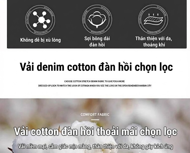 Quần Dài Nam Ống Đứng Lưng Cao Co Giãn Thoải Mái Kiểu Trung Niên Màu Xám Đen, Xanh Dương chi tiết 2