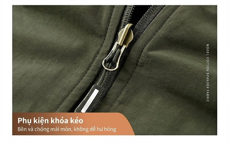 Áo Gile Nam Hai Mặt Mặc Lót Lông Cừu Non Nhiều Túi Phong Cách Thể Thao Thu Đông Màu Xanh Rêu, Nâu Be, Xám, Đen... chi tiết 19