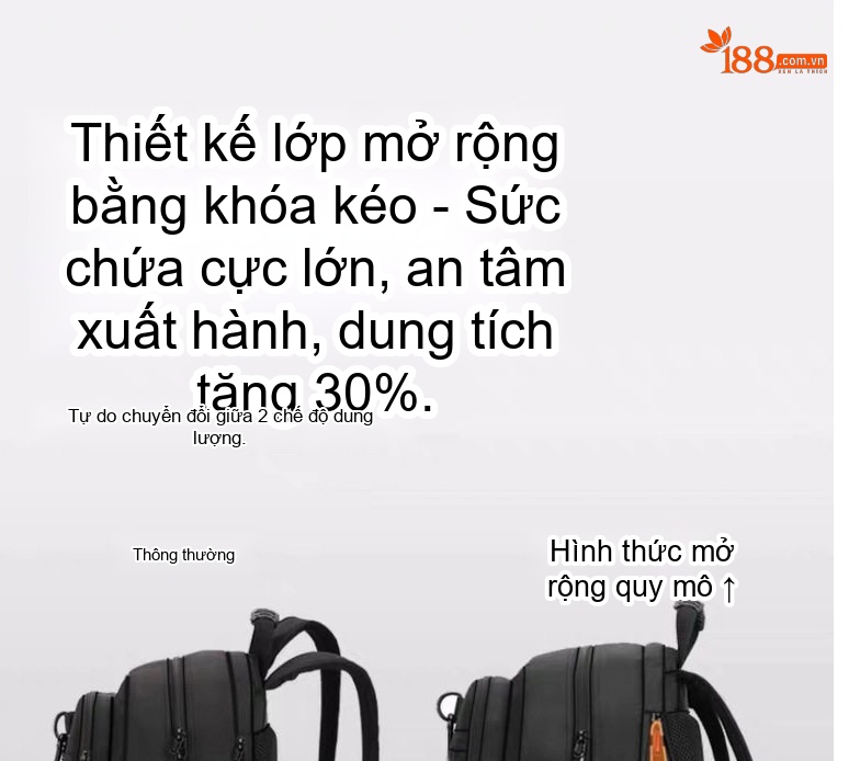 Balo du lịch leo núi nam chống thấm đa năng dung tích lớn 80L chi tiết 4
