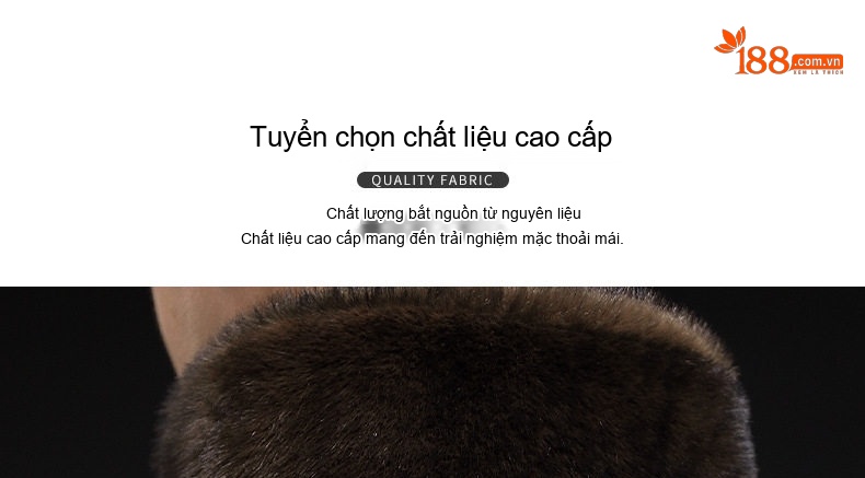 Áo Khoác Bomber Nam Lông Thỏ Giả Dáng Ngắn Giữ Ấm Phong Cách Thời Trang Màu Nâu chi tiết 2