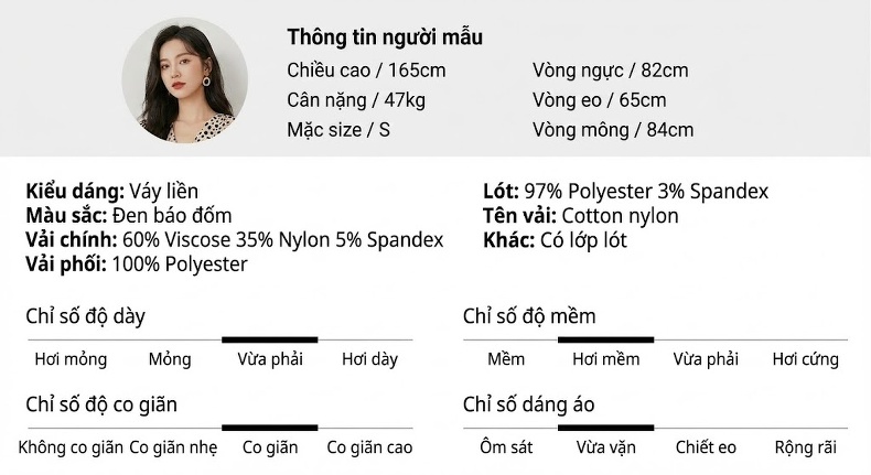 Váy liền thân Nữ Thu Đông Dáng Ôm Eo Họa Tiết Da Báo Phong Cách Thanh Lịch Màu Đen, Vàng chi tiết 2