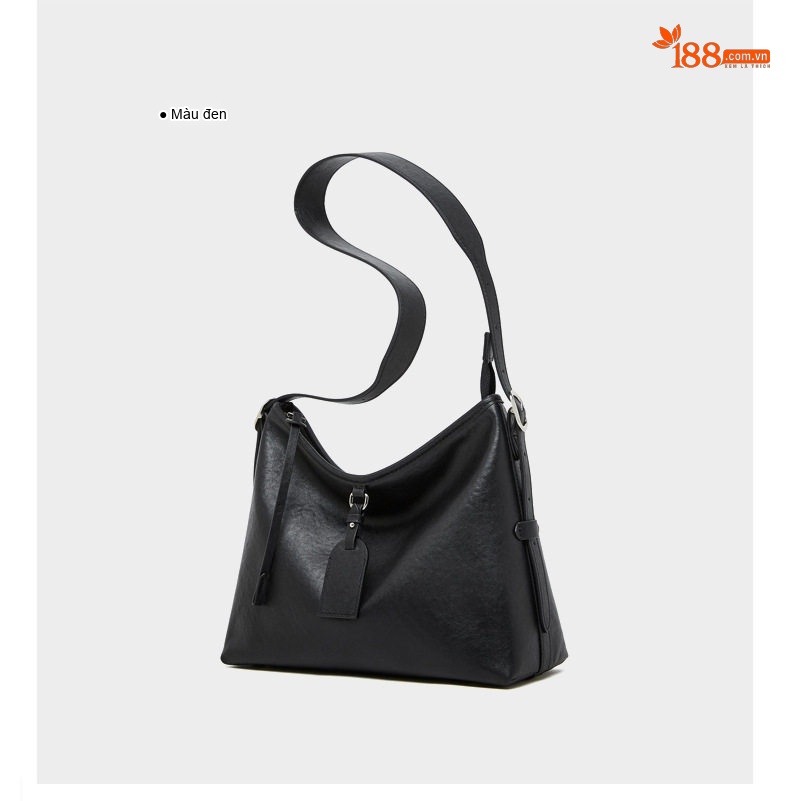 Túi Tote Nữ Da Thật Đeo Vai/Đeo Chéo Sức Chứa Lớn Phong Cách Đơn Giản Màu Nâu, Đen, Xám chi tiết 21