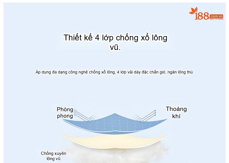 Áo Khoác Dạ Nam Lót Lông Vũ Dáng Vừa Vặn Màu Nâu, Đen, Xám chi tiết 10