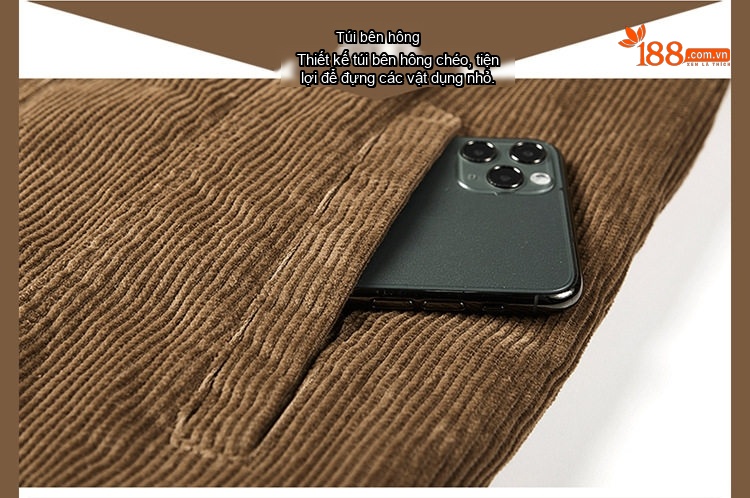 Áo Khoác Nam Cotton Lót Lông Cổ Bẻ Dáng Rộng Giữ Ấm Màu Xám, Nâu, Đen chi tiết 29