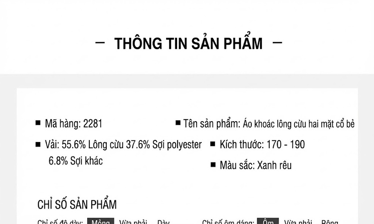 Áo Khoác Dạ Nam Lông Vũ Tháo Rời Hai Mặt Áo Khoác Lông Cừu Dáng Dài Màu Xám chi tiết 31