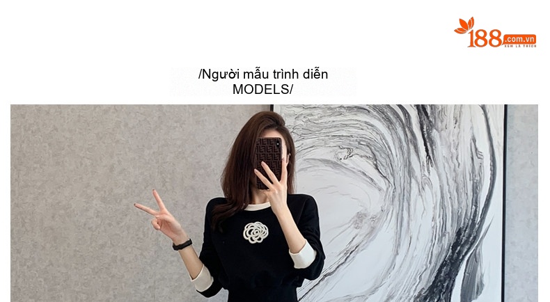 Set bộ thể thao nữ áo hoodie quần ống rộng phong cách trẻ trung chi tiết 5