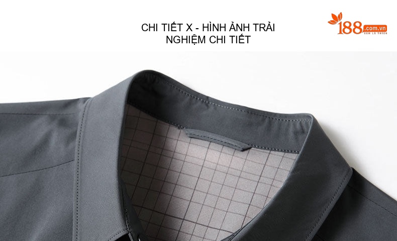 Áo Khoác Nam Cổ Bẻ Dáng Sơ Mi Mỏng Nhẹ Phong Cách Thanh Lịch Màu Đen, Xám chi tiết 10