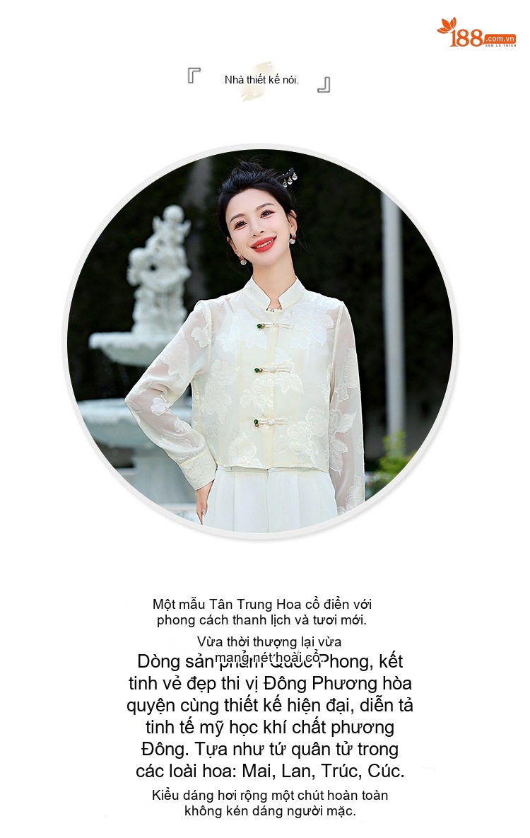 Áo Khoác Cardigan Nữ Kiểu Trung Quốc Tân Thời Thượng, Mỏng, Tay Lỡ Màu Xám, Đen, Xanh Lá, Trắng... chi tiết 2