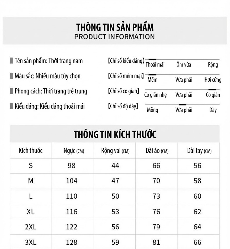 Áo Thun Tay Dài Nam Cotton 270g Cổ Tròn Dáng Rộng Màu Xám, Trắng, Đen, Xanh... chi tiết 12