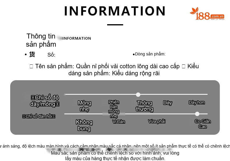 Quần Dài Nam Cotton Dáng Suông Ống Rộng Lưng Thun Có Dây Rút Màu Đen, Xám, Xanh Navy chi tiết 12