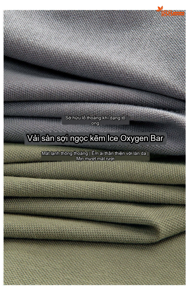 Áo Polo Nam Ngắn Tay Cổ Bẻ Phom Dáng Ôm Vừa Vặn Thoáng Mát Màu Xám, Trắng, Đen, Xanh chi tiết 3
