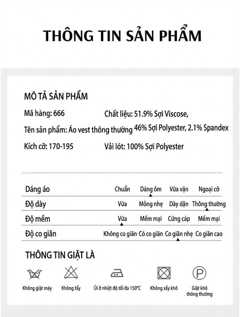 Áo Vest Nam Cổ Tàu Dáng Ôm Vừa Vặn Phong Cách Hàn Quốc Màu Xám chi tiết 11