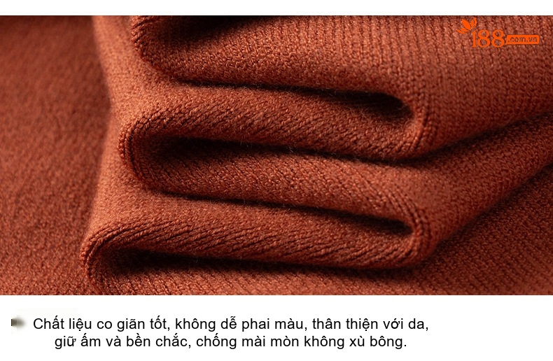 Áo Polo Nam Dệt Kim Cổ Bẻ Dài Tay Giữ Ấm Màu Xám, Xanh Navy, Cam, Đen... chi tiết 15