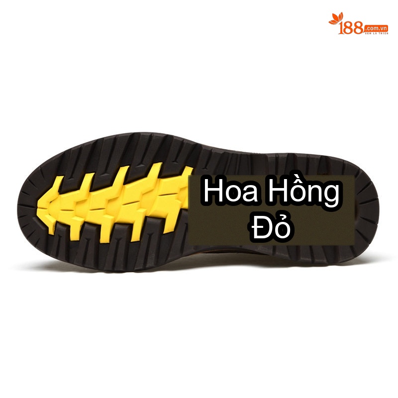 Giày da bò outdoor công sở buộc dây đế cao 3 cm