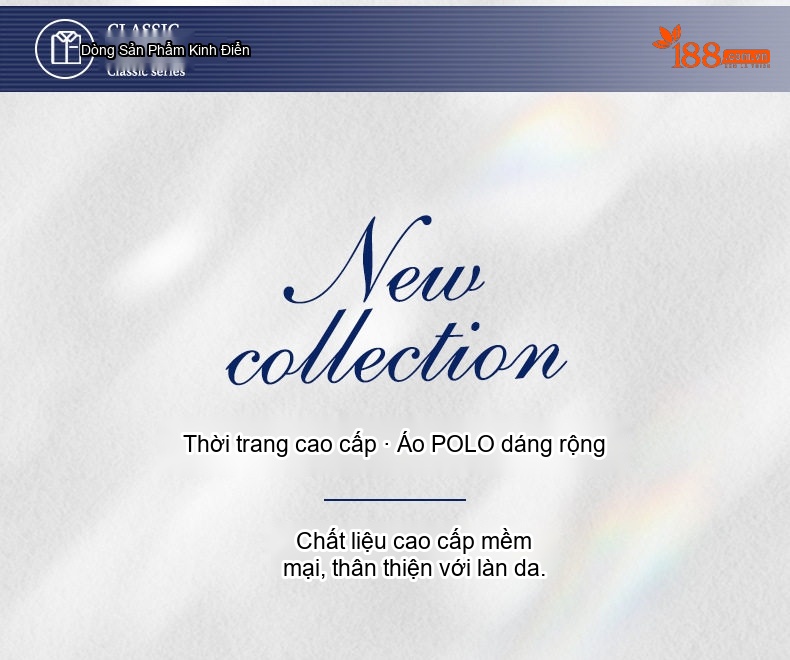Áo Polo Nam Sợi Tơ Cotton Thời Trang Thanh Lịch Màu Trắng, Kem, Xanh, Đen chi tiết 1
