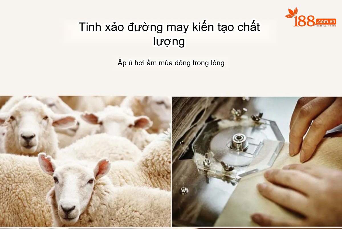 Áo Khoác Dạ Nữ Lông Cừu Hai Mặt Dáng Dài Vừa Phong Cách Thời Trang Màu Đen, Đỏ chi tiết 16