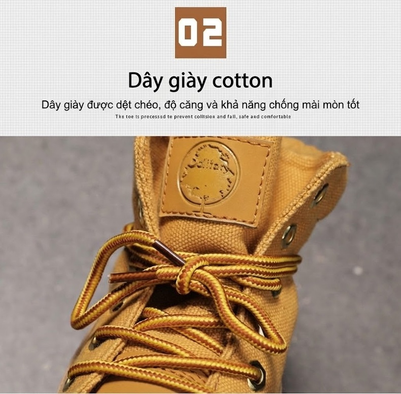 Giày boot nam da bóng buộc dây đế cao 3 cm chi tiết 8