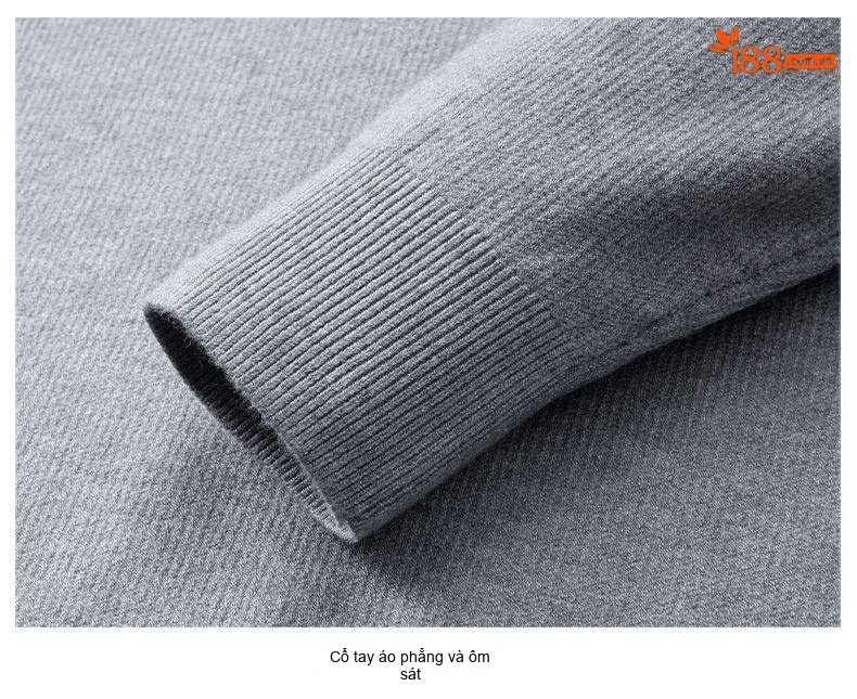 Áo Len Cổ Cao Nam Dệt Kim Lót Lông Cừu Màu Xám, Nâu, Vàng, Trắng... chi tiết 26
