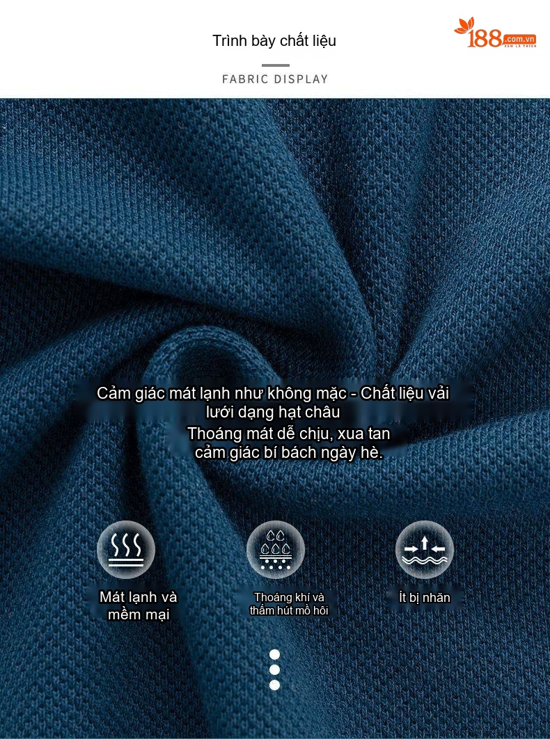 Áo Polo Tay Dài Nam Cotton Cổ Bẻ Dáng Ôm Mùa Thu Màu Cam, Đỏ, Be, Xám... chi tiết 2